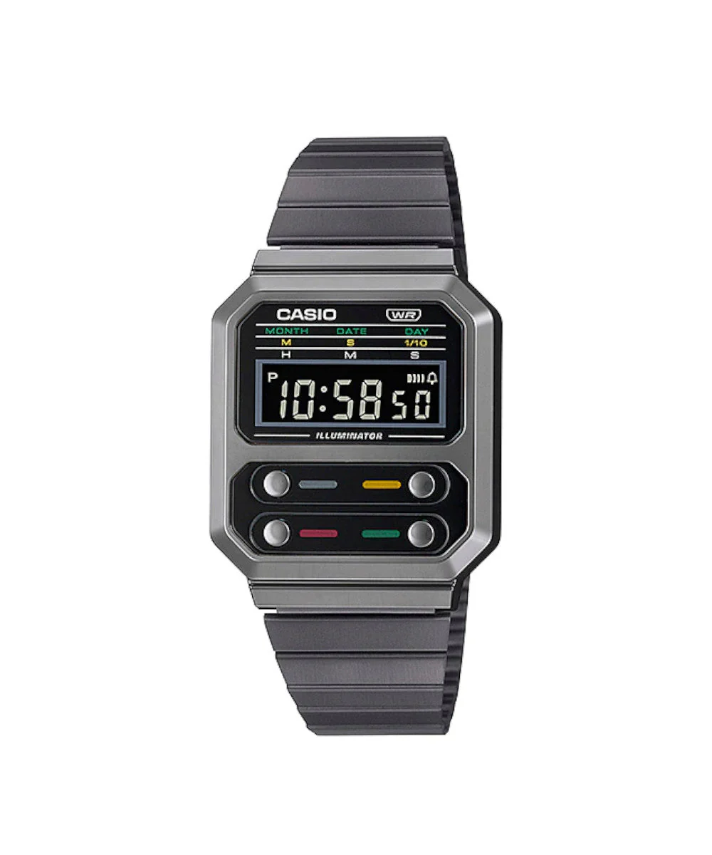 RELOJ CASIO VINTAGE A100WEGG-1ADF -NEGRO