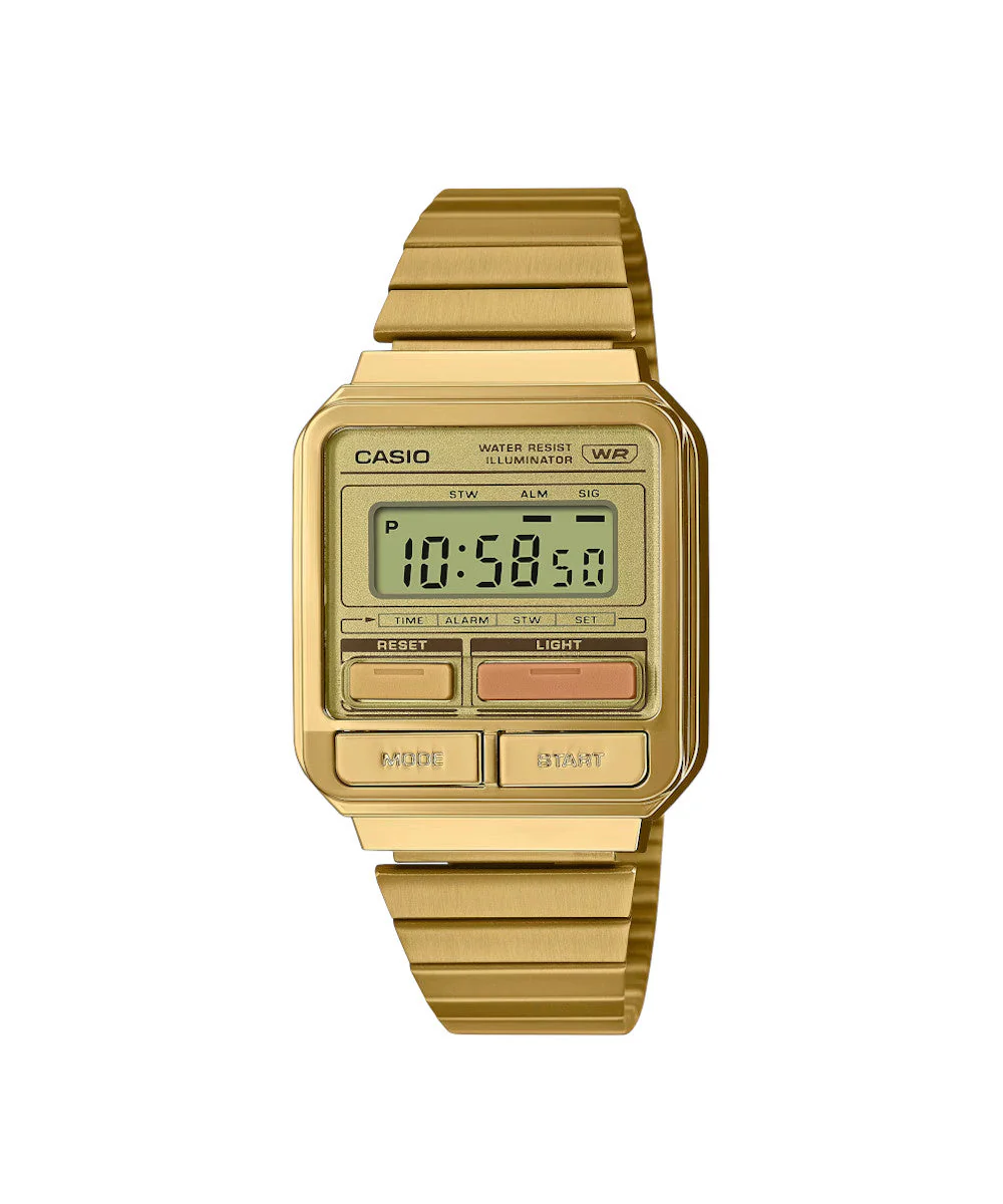 RELOJ CASIO VINTAGE A120WEG-9ADF -DORADO