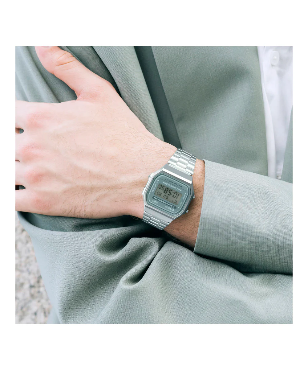 RELOJ CASIO VINTAGE A168WA-3AYDF -PLATEADO - Image 2