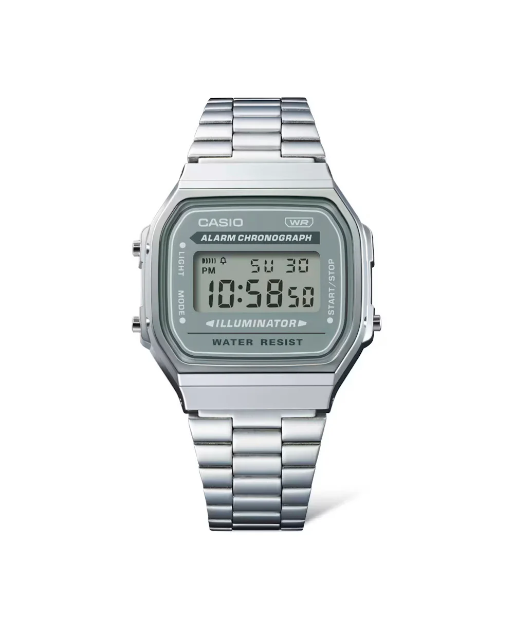 RELOJ CASIO VINTAGE A168WA-3AYDF -PLATEADO - Image 3