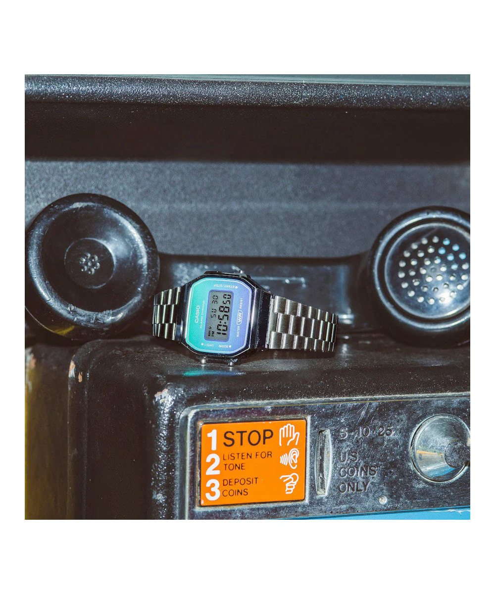 RELOJ CASIO VINTAGE A168WER-2ADF -AZUL - Image 3