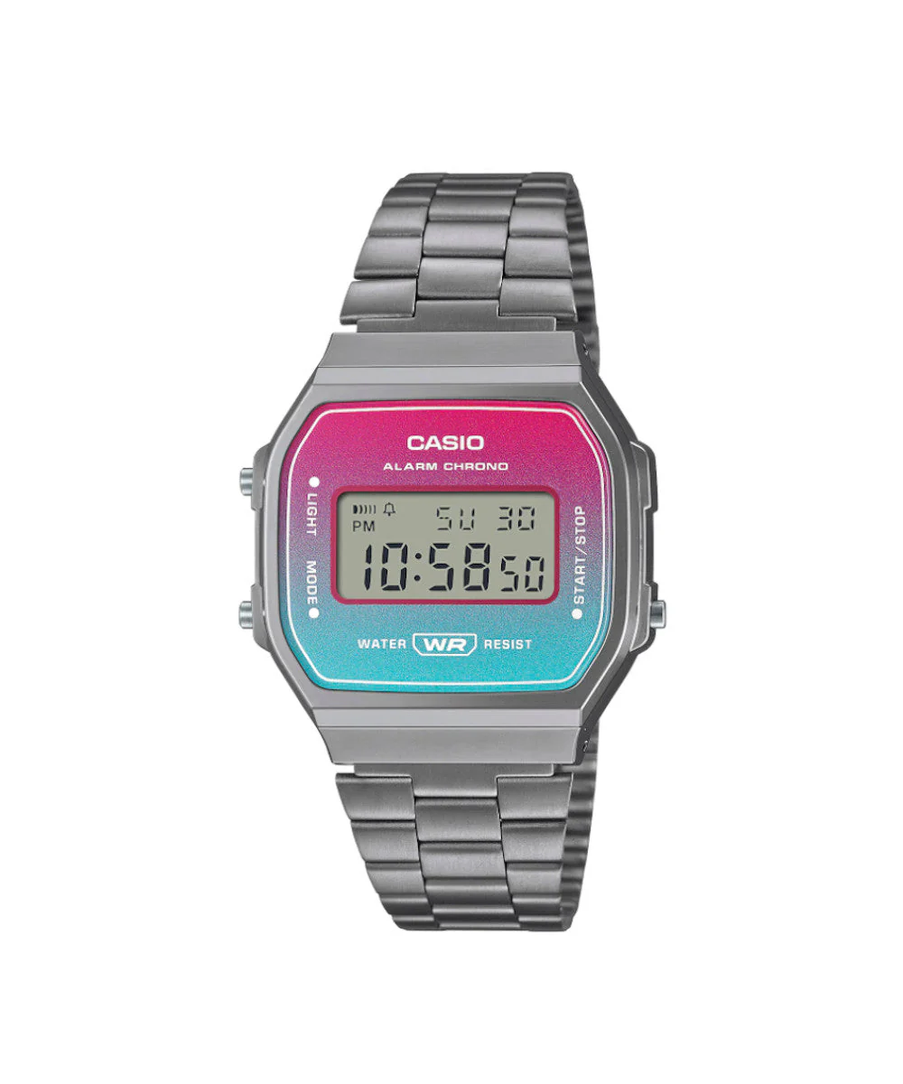 RELOJ CASIO VINTAGE A168WERB-2ADF -GRIS