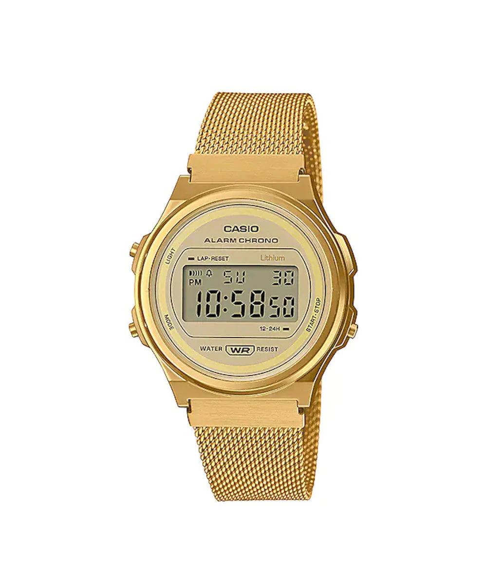 RELOJ CASIO VINTAGE A171WEMG-9ADF -DORADO