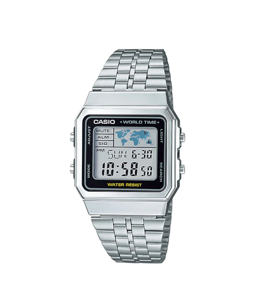 RELOJ CASIO VINTAGE A500WA-1DF -GRIS