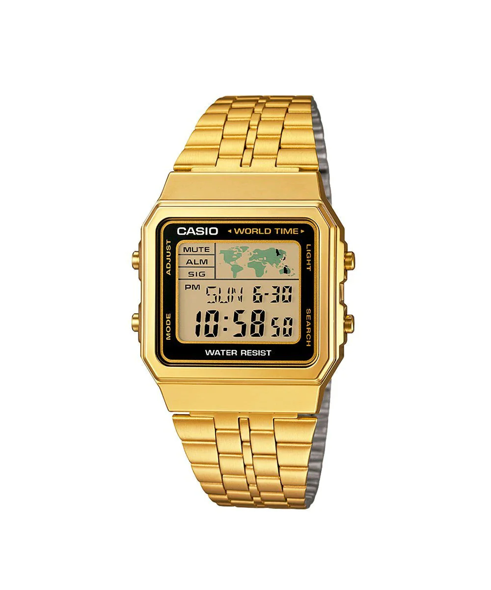 RELOJ CASIO VINTAGE A500WGA-1DF -DORADO