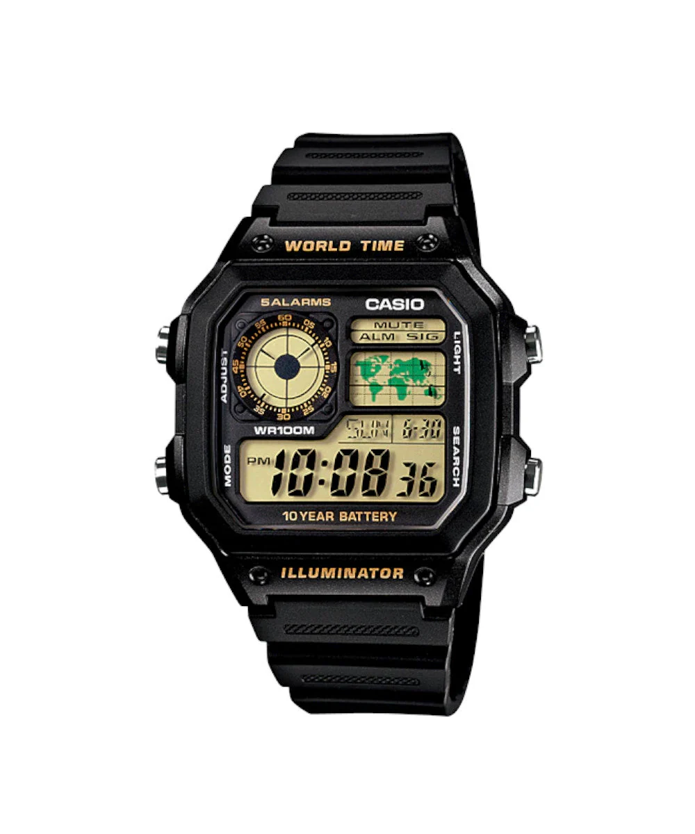 RELOJ PARA HOMBRE CASIO AE-1200WH-1BVDF -NEGRO