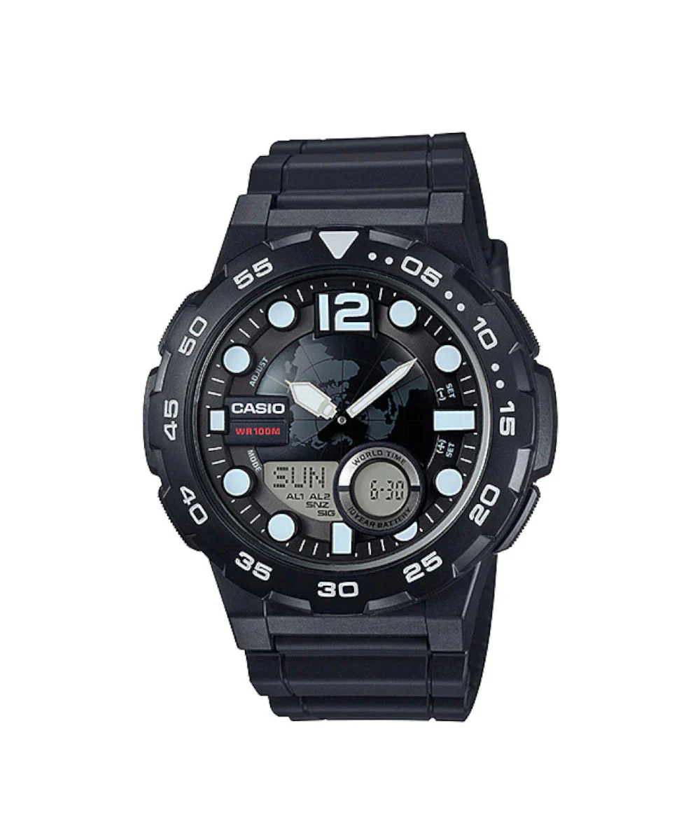 RELOJ PARA HOMBRE CASIO AEQ-100W-1AVDF -NEGRO