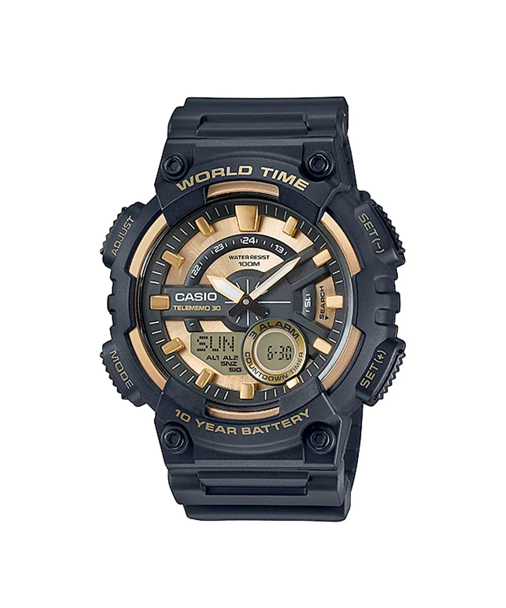 RELOJ PARA HOMBRE CASIO AEQ-110BW-9AVDF -NEGRO