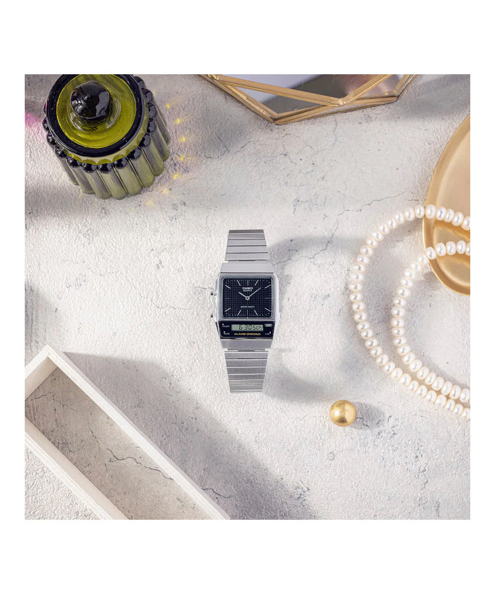RELOJ CASIO VINTAGE AQ-800E-1ADF -NEGRO - Image 3