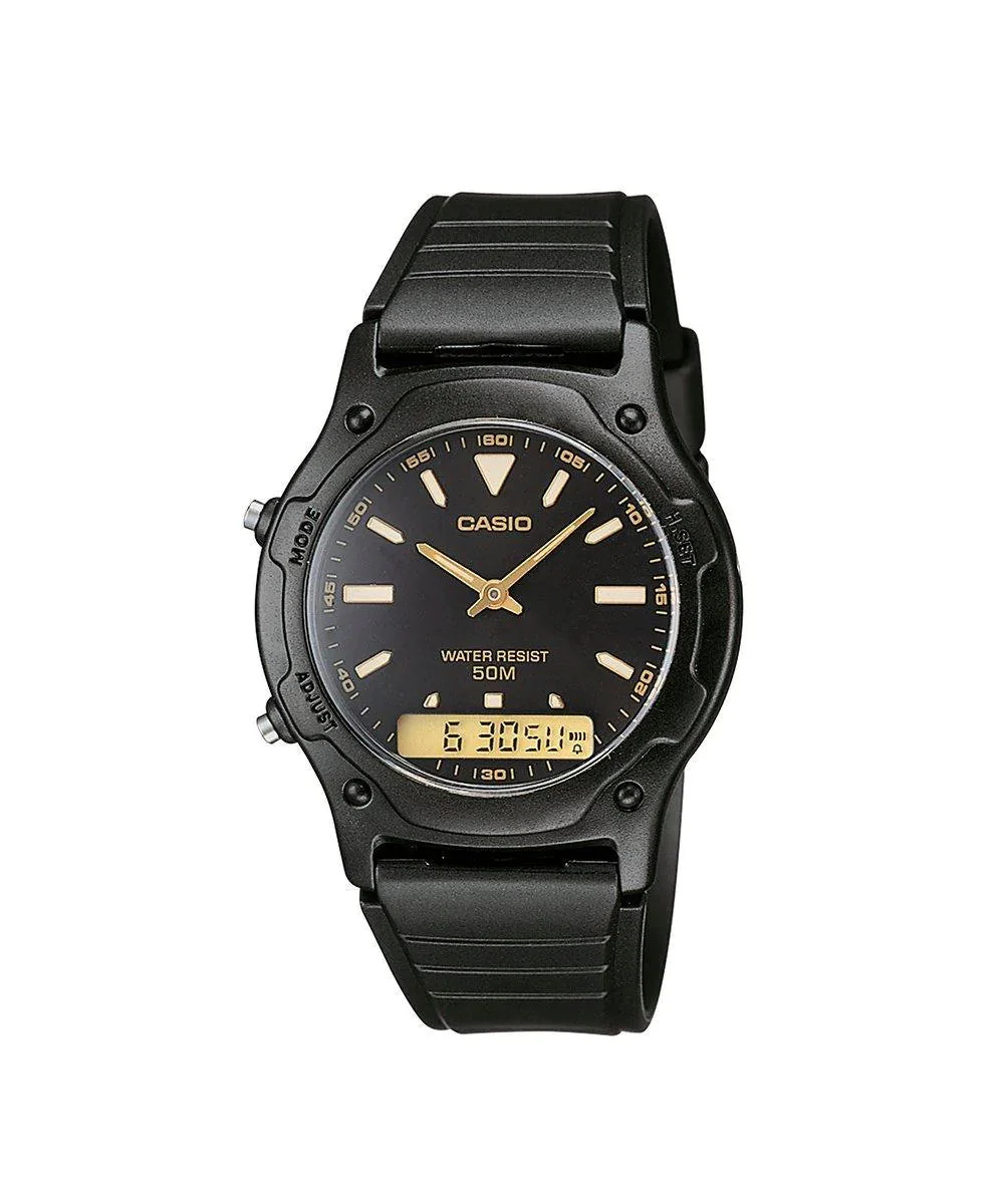RELOJ CASKIO AW-49HE-1AVDF -NEGRO