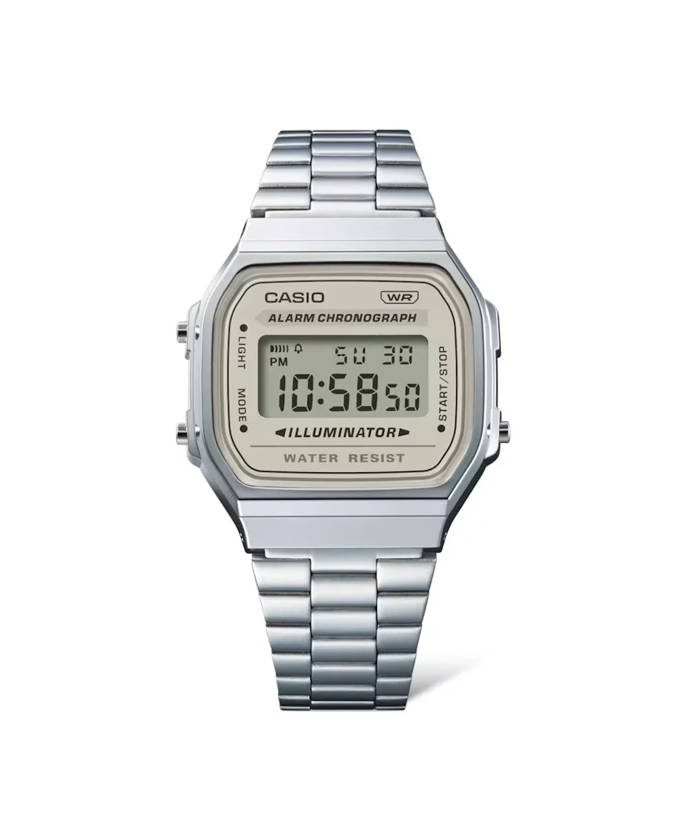 RELOJ CASIO VINTAGE A168WA-8AYDF -GRIS - Image 2