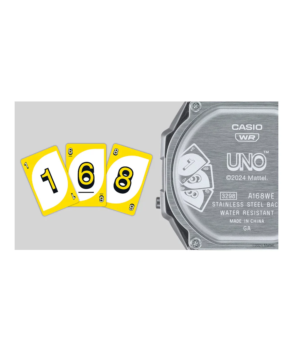 RELOJ CASIO VINTAGE A168WEUC-1ADR -GRIS - Image 11