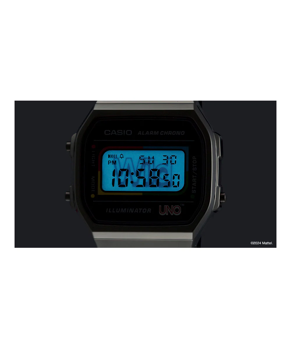 RELOJ CASIO VINTAGE A168WEUC-1ADR -GRIS - Image 13