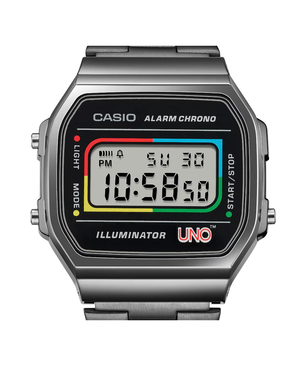 RELOJ CASIO VINTAGE A168WEUC-1ADR -GRIS - Image 5