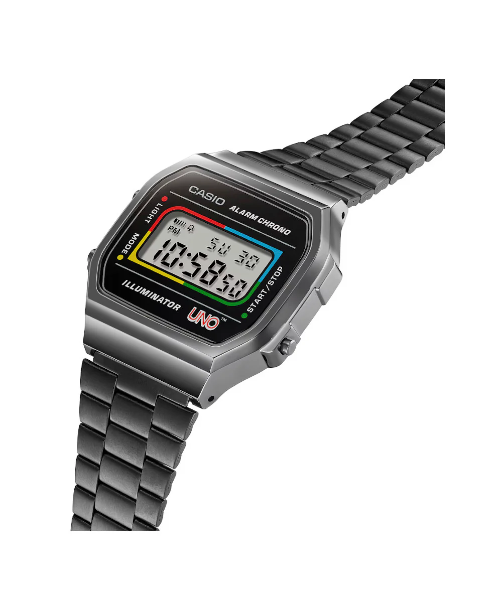 RELOJ CASIO VINTAGE A168WEUC-1ADR -GRIS - Image 6