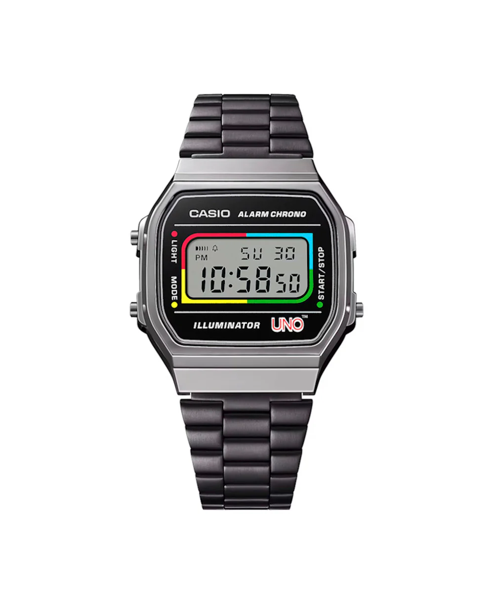 RELOJ CASIO VINTAGE A168WEUC-1ADR -GRIS - Image 9