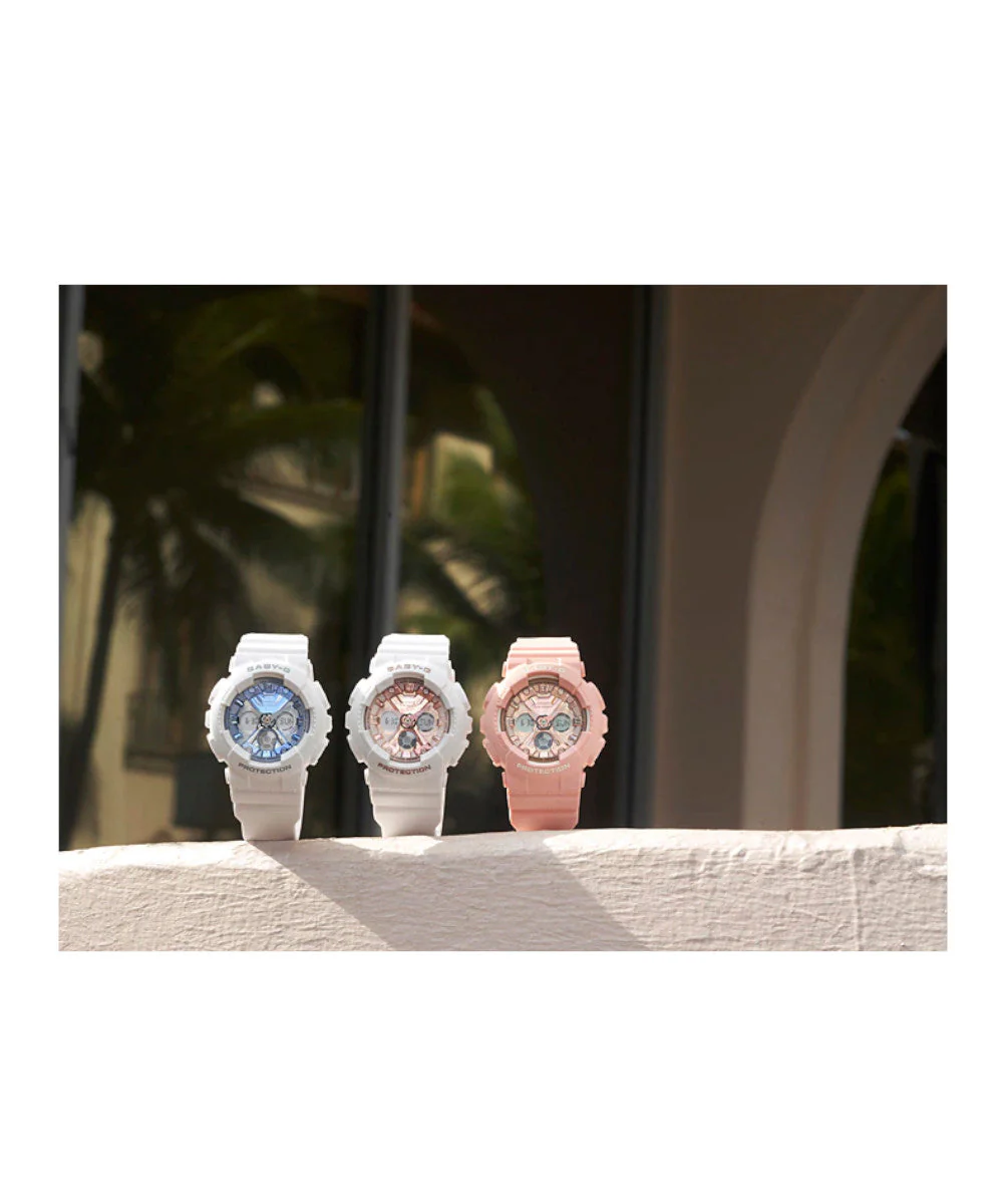 RELOJ PARA MUJER CASIO BABY-G BA-130-7A2DR -BLANCO - Image 4