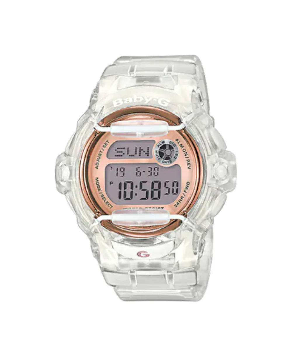 RELOJ PARA MUJER CASIO BABY-G BG-169G-7BDR -BLANCO