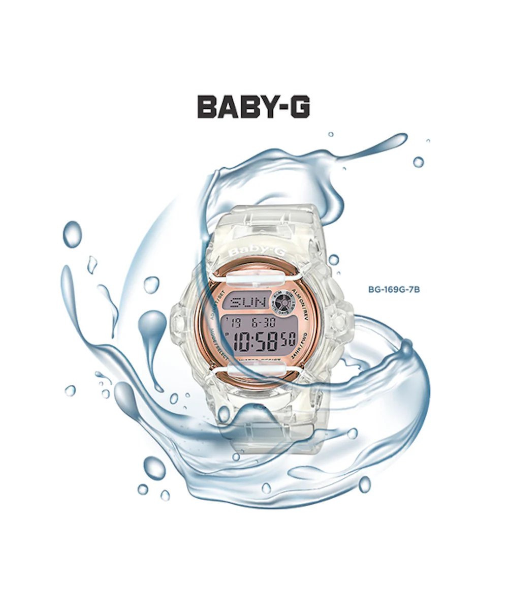 RELOJ PARA MUJER CASIO BABY-G BG-169G-7BDR -BLANCO - Image 2