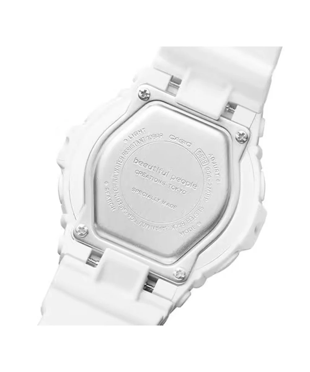 RELOJ PARA MUJER CASIO BABY-G BGA-270BP-7ADR -BLANCO - Image 6