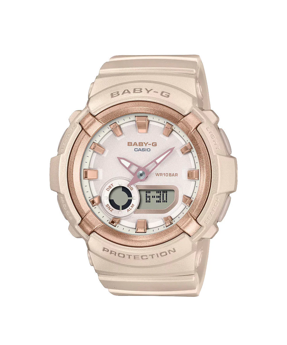 RELOJ PARA MUJER CASIO BABY-G BGA-280BA-4ADR -ROSADO