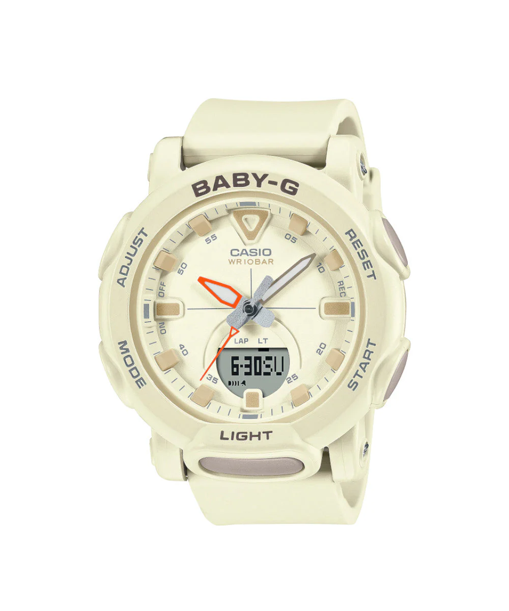 RELOJ PARA MUJER CASIO BABY-G BGA-310-7ADR -BLANCO