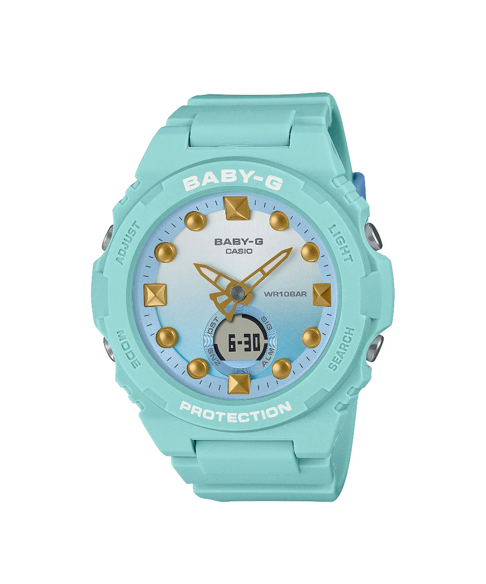 RELOJ PARA MUJER CASIO BABY-G BGA-320-3ADR -VERDE