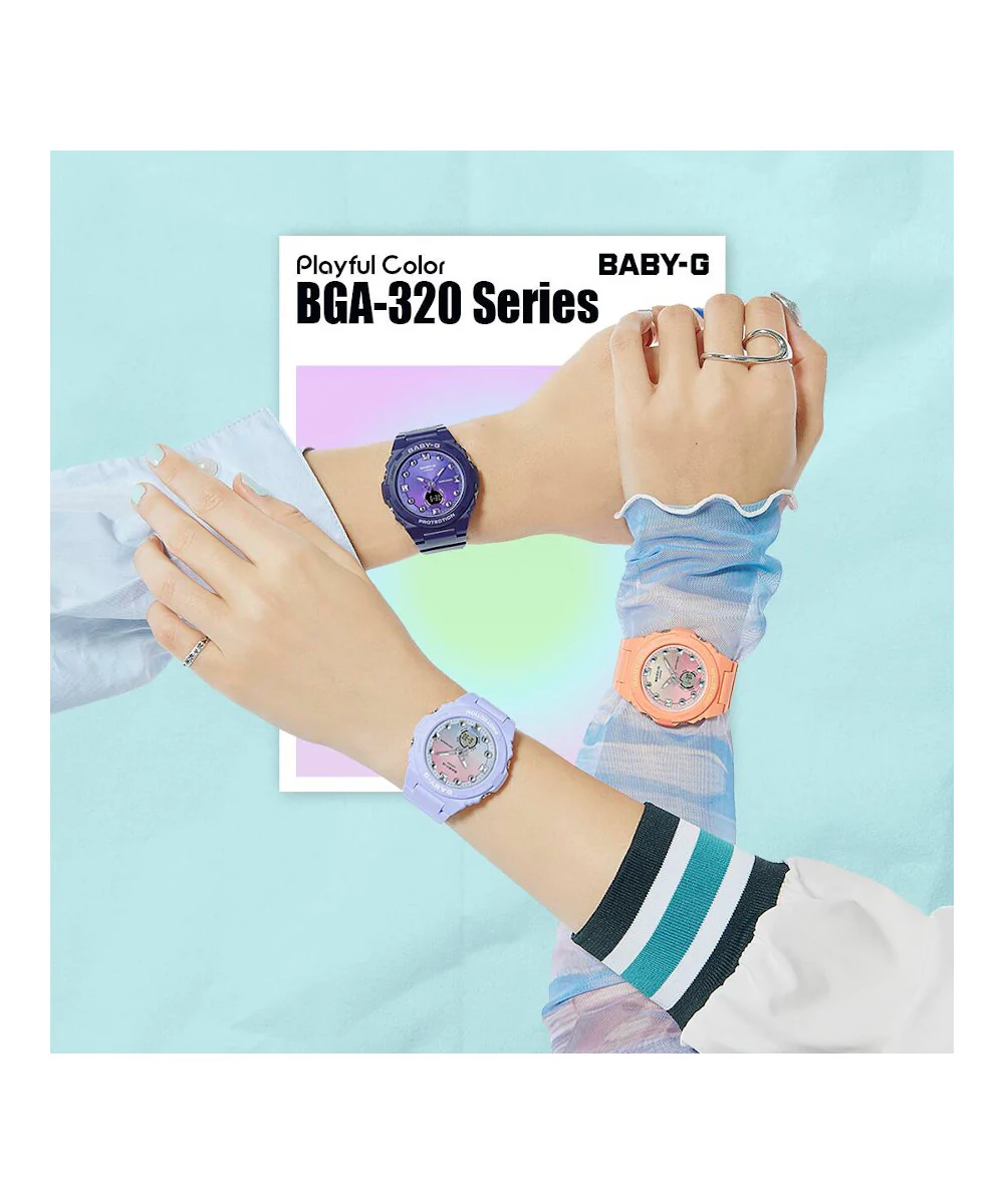 RELOJ PARA MUJER CASIO BABY-G BGA-320-2ADR -AZUL - Image 2