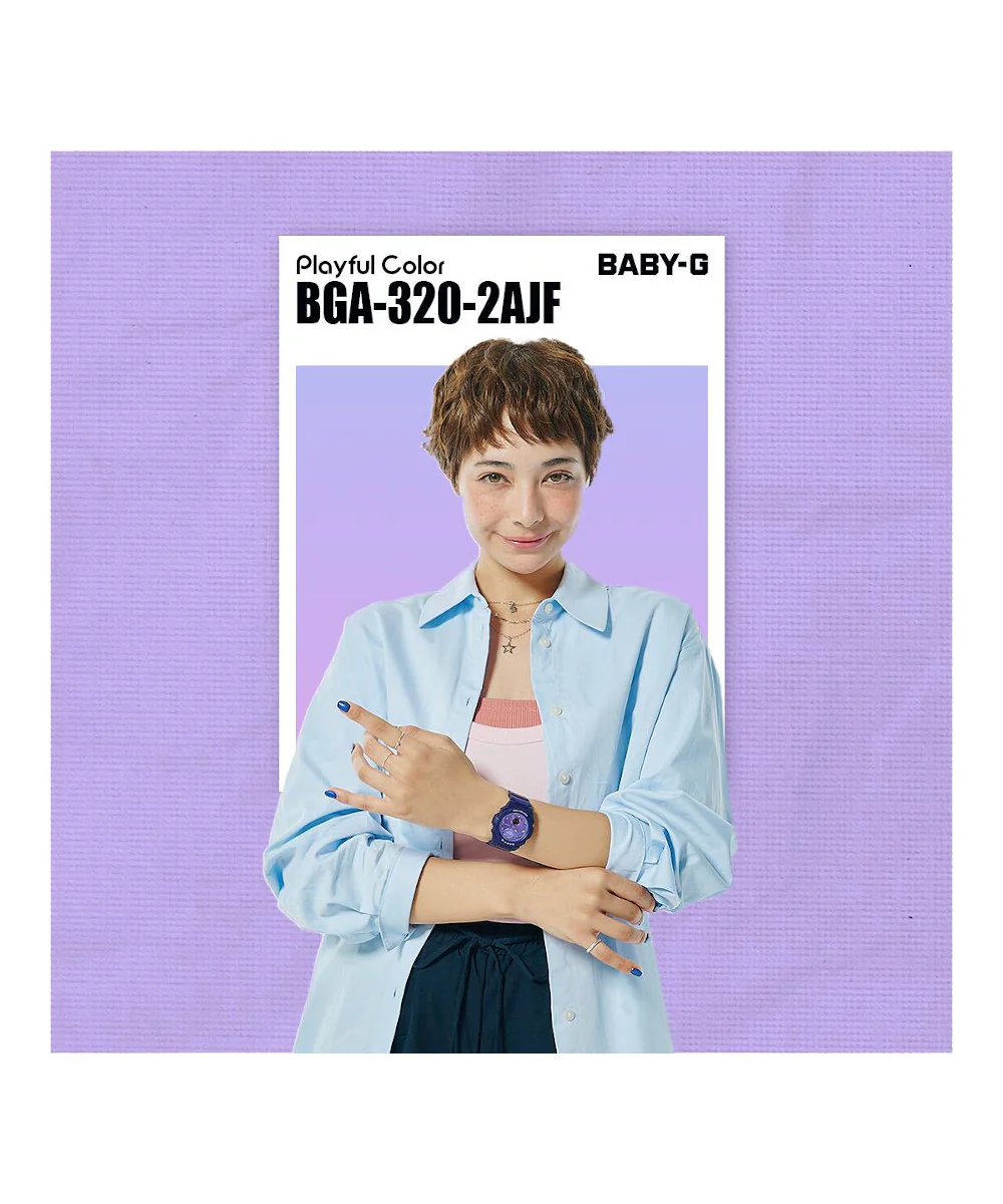 RELOJ PARA MUJER CASIO BABY-G BGA-320-2ADR -AZUL - Image 6