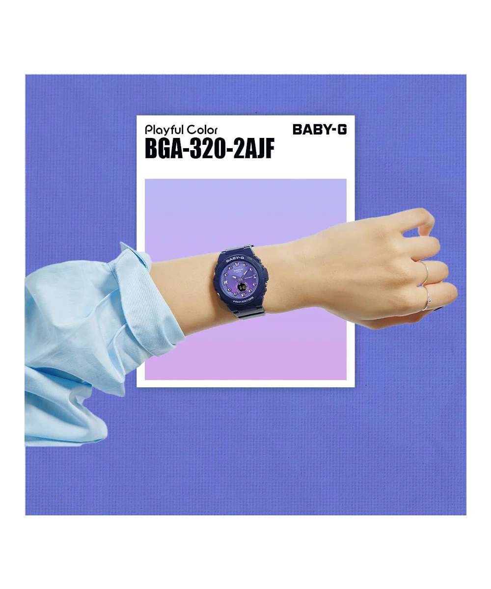 RELOJ PARA MUJER CASIO BABY-G BGA-320-2ADR -AZUL - Image 7