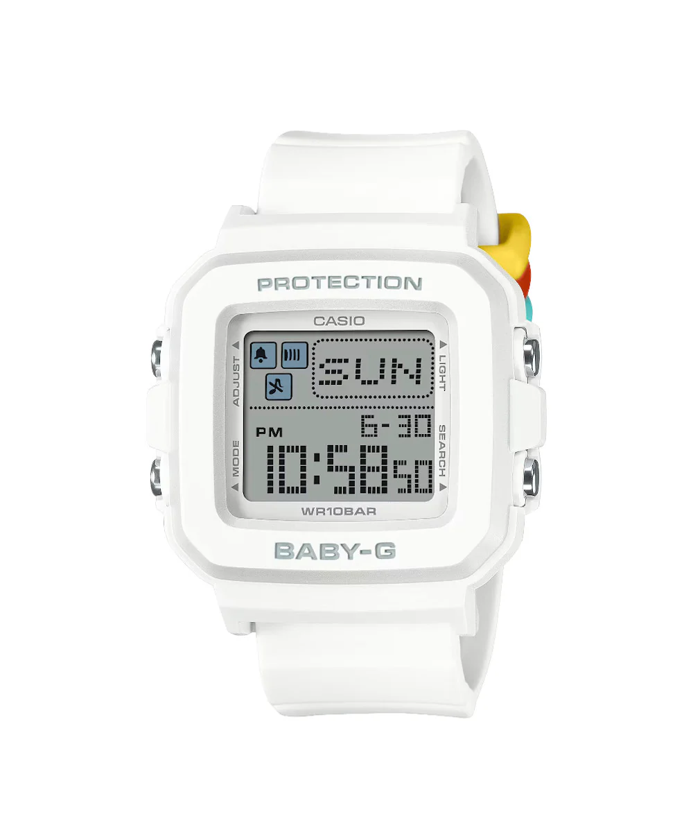 RELOJ PARA MUJER CASIO BABY-G BGD-10L-7DR -BLANCO - Image 3