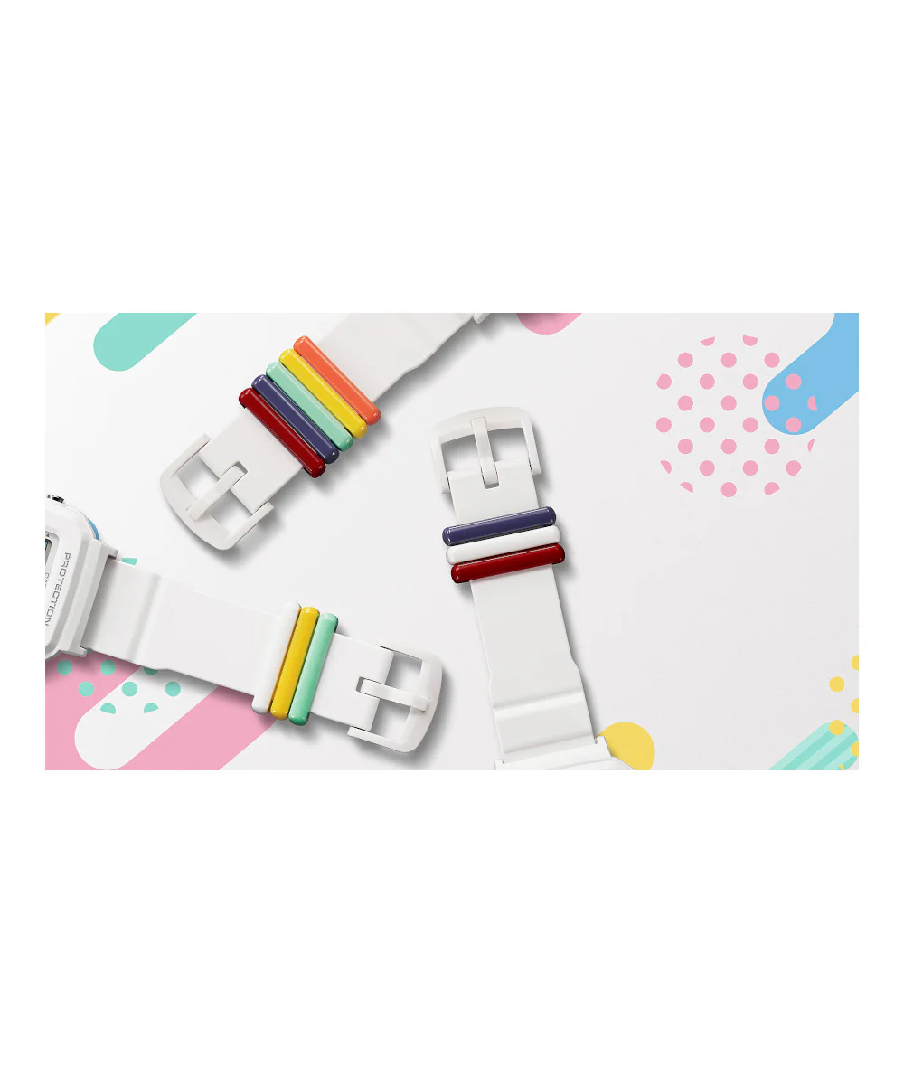 RELOJ PARA MUJER CASIO BABY-G BGD-10L-7DR -BLANCO - Image 8