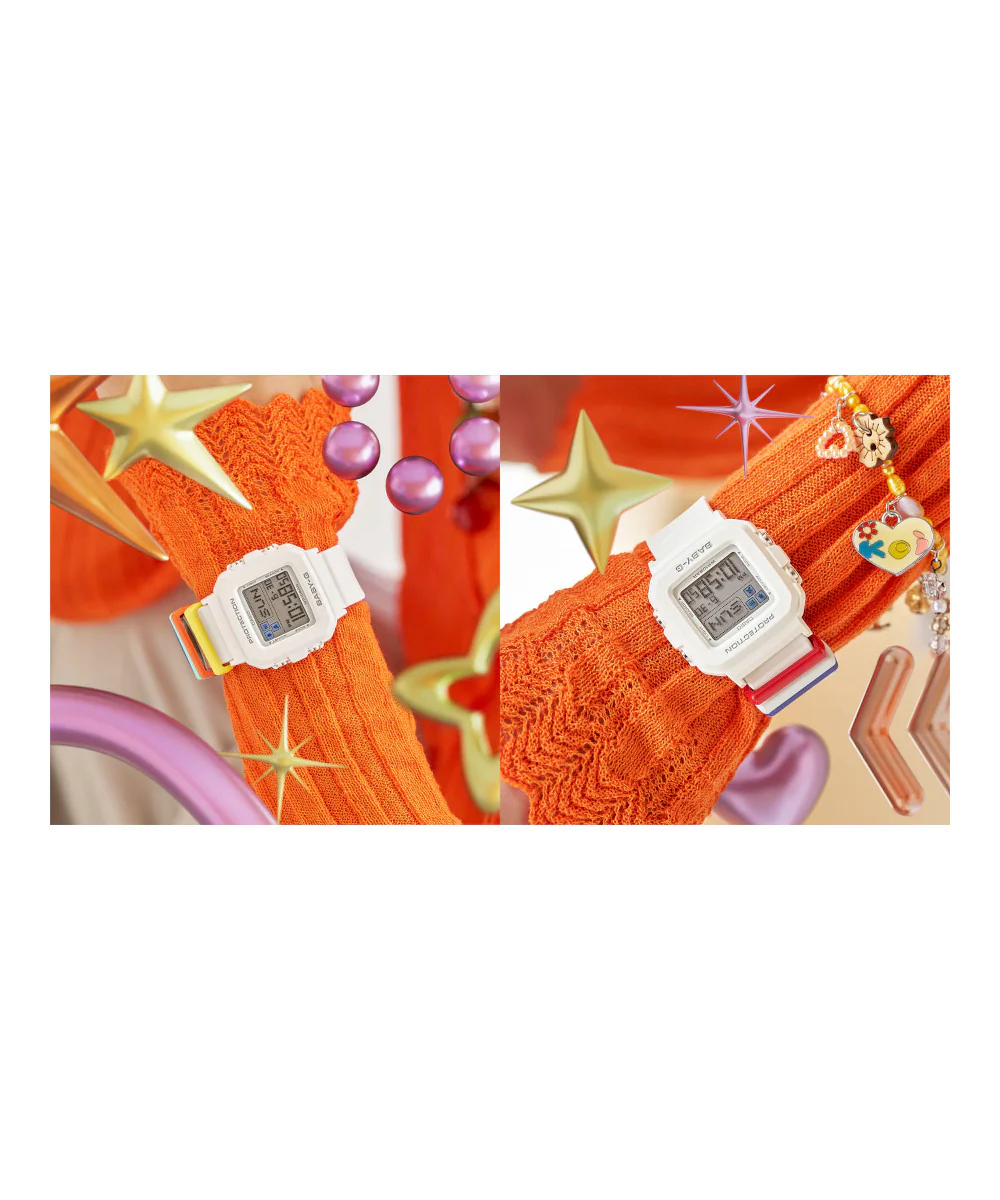 RELOJ PARA MUJER CASIO BABY-G BGD-10L-7DR -BLANCO - Image 9