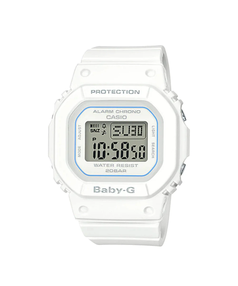 RELOJ PARA MUJER CASIO BABY-G BGD-560-7DR -BLANCO