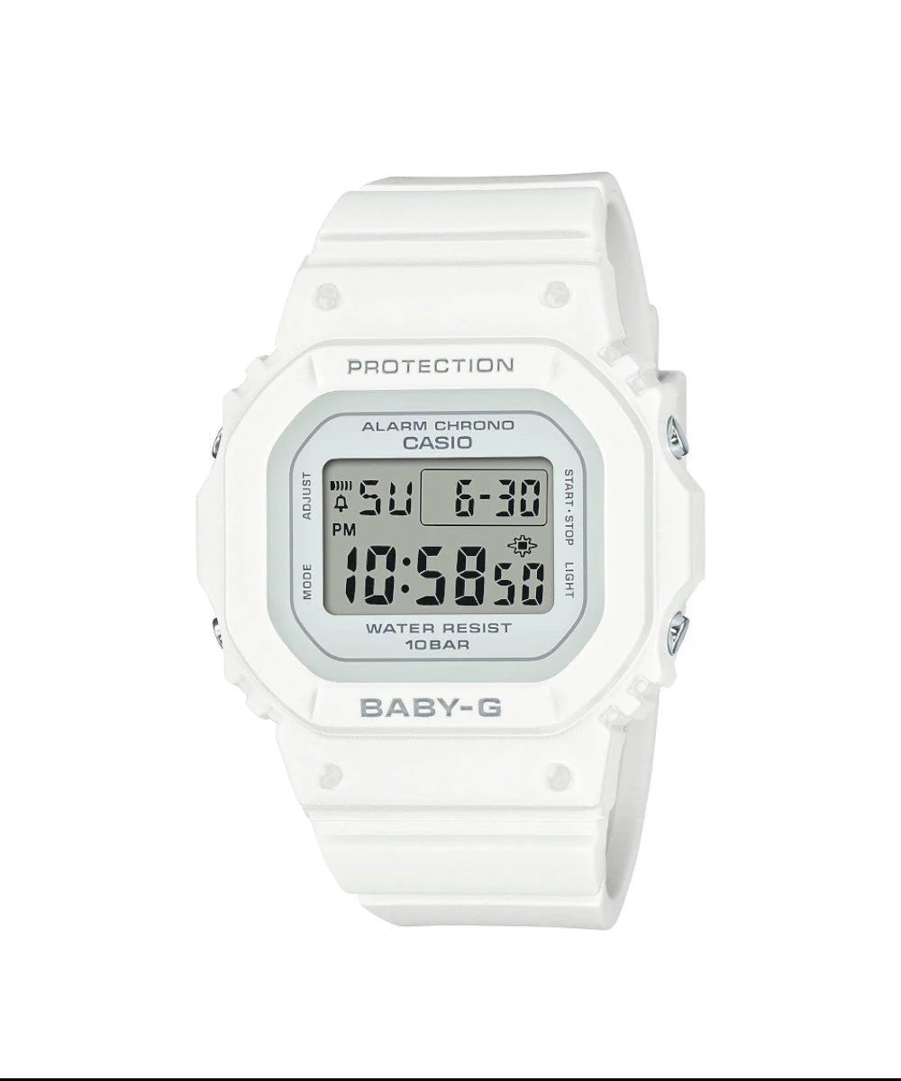 RELOJ PARA MUJER CASIO BABY-G BGD-565-7DR -BLANCO
