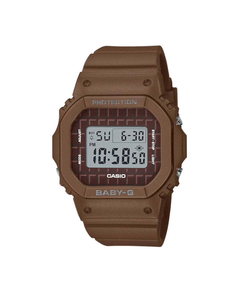 RELOJ PARA MUJER CASIO BABY-G BGD-565USW-5DR -CAFÉ