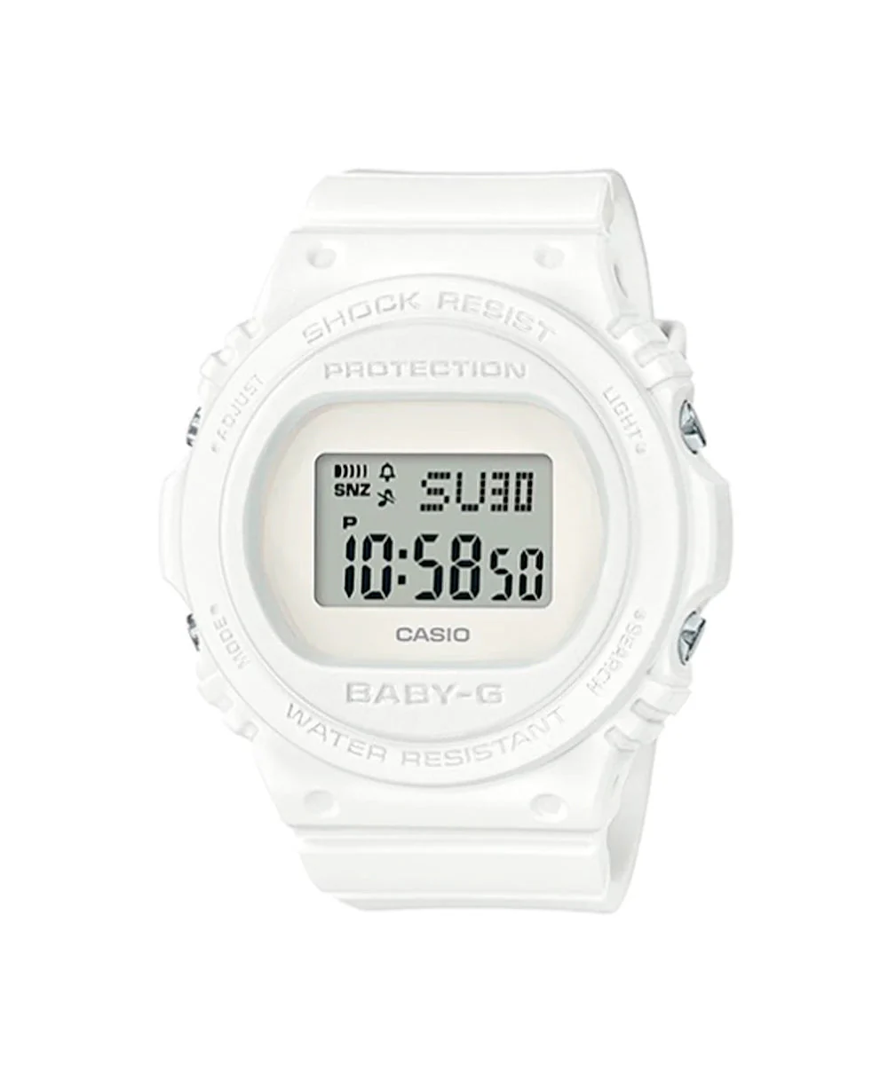 RELOJ PARA MUJER CASIO BABY-G BGD-570-7DR -BLANCO