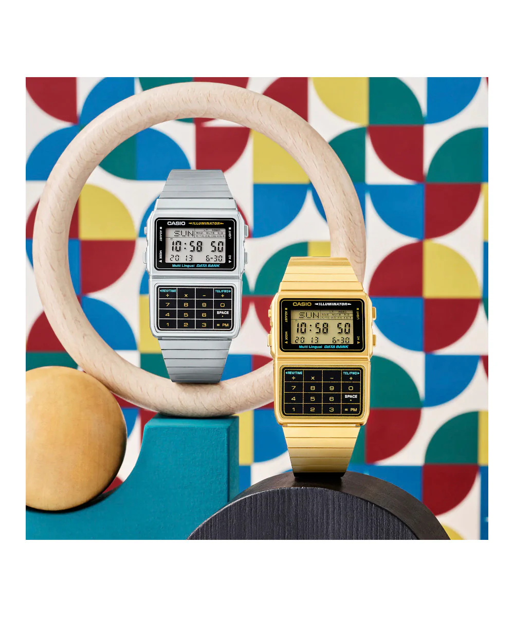 RELOJ CASIO VINTAGE DBC-611-1DF -DORADO - Image 3