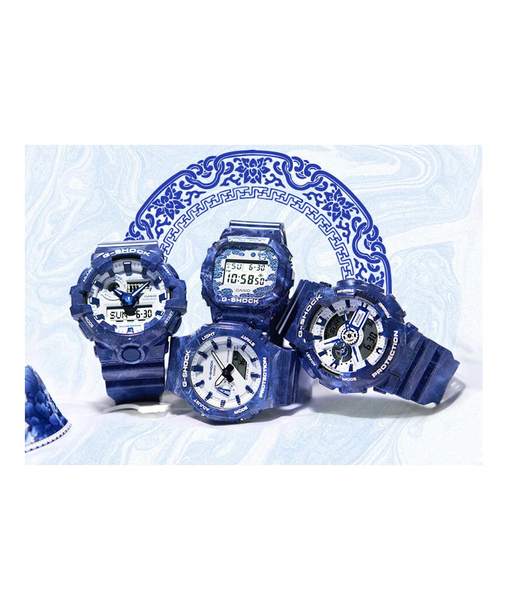 RELOJ CASIO G-SHOCK DW-5600BWP-2DR- AZUL - Image 6