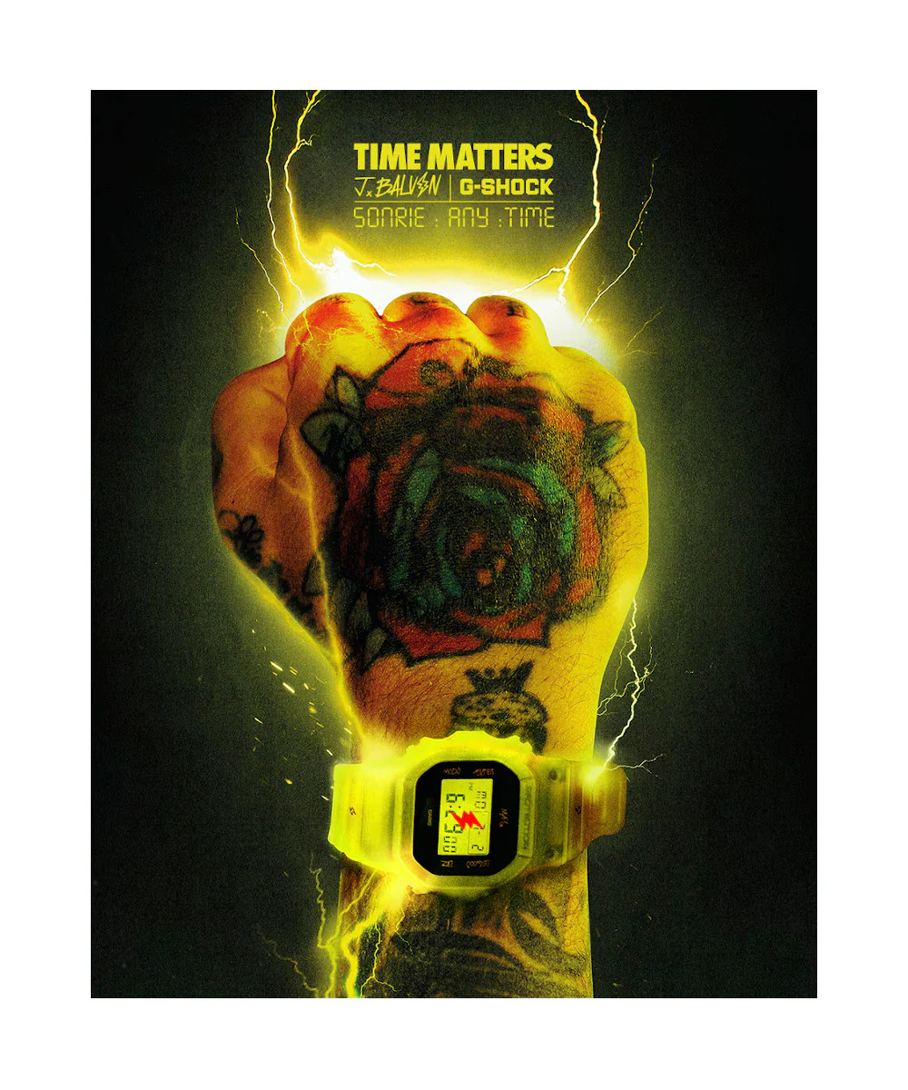RELOJ CASIO G-SHOCK DWE-5600JB-1A9DR- AMARILLO - Image 4