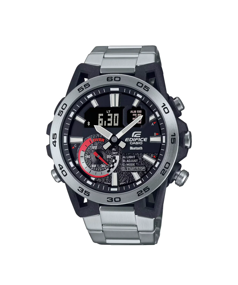 RELOJ PARA HOMBRE CASIO EDIFICE ECB-40D-1ADF -NEGRO