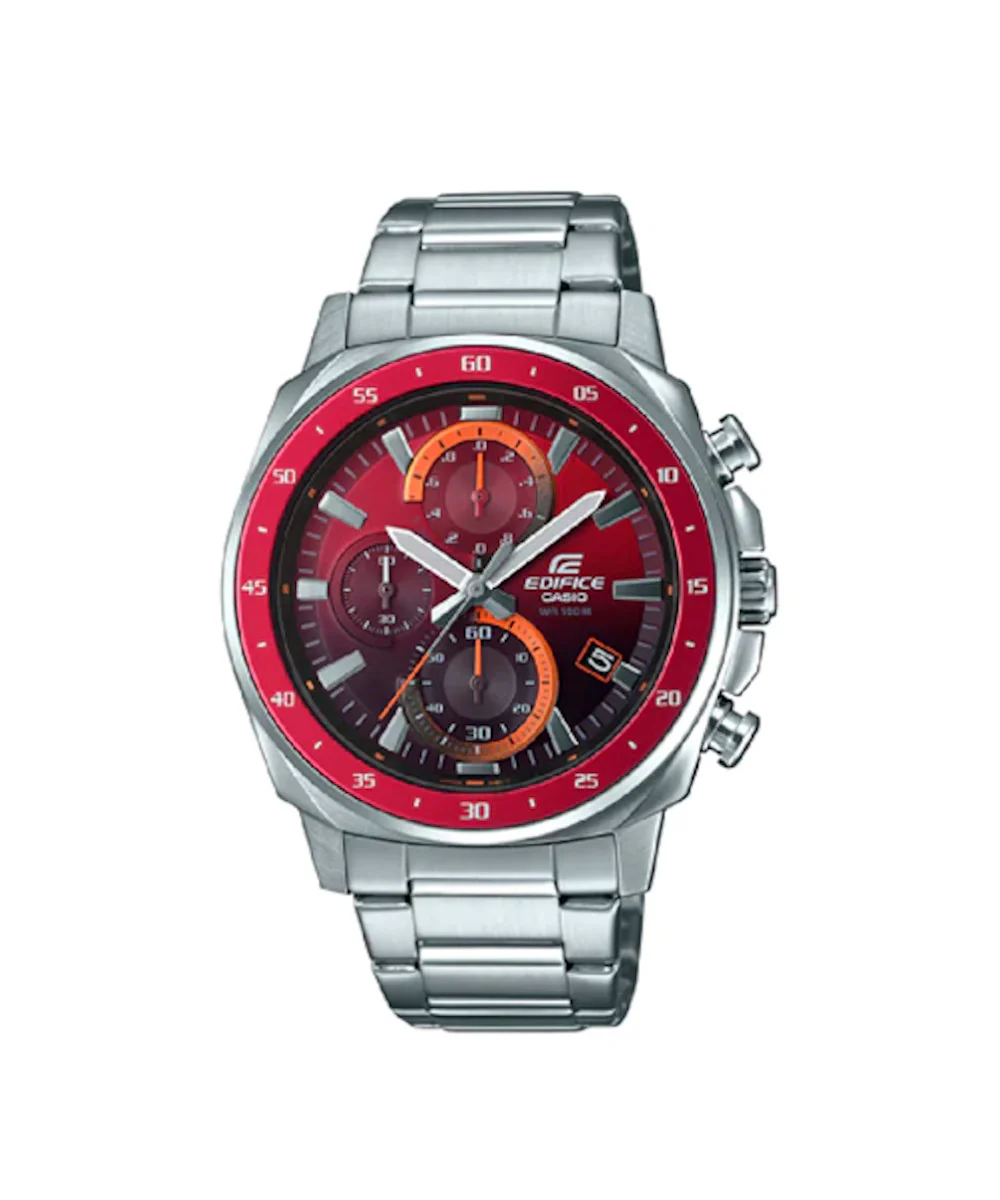 RELOJ PARA HOMBRE CASIO EDIFICE EFV-600D-4AVUDF -ROJO