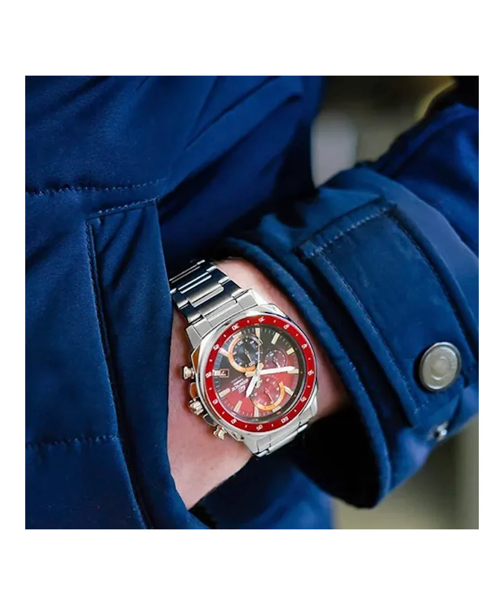 RELOJ PARA HOMBRE CASIO EDIFICE EFV-600D-4AVUDF -ROJO - Image 2