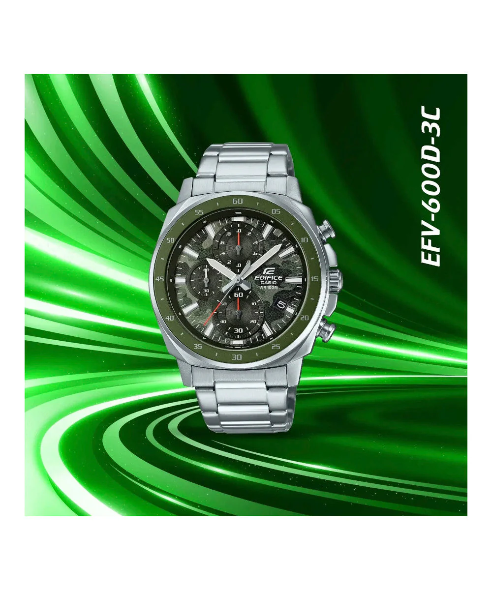 RELOJ PARA HOMBRE CASIO EDIFICE EFV-600D-3CVUDF -VERDE - Image 3