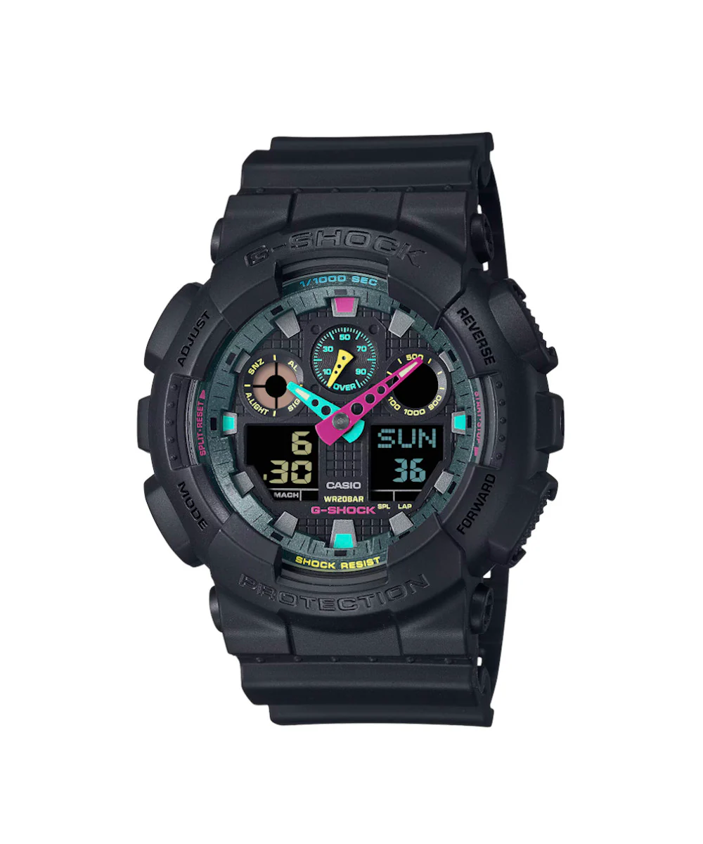 RELOJ CASIO G-SHOCK GA-100MF-1ADR- NEGRO