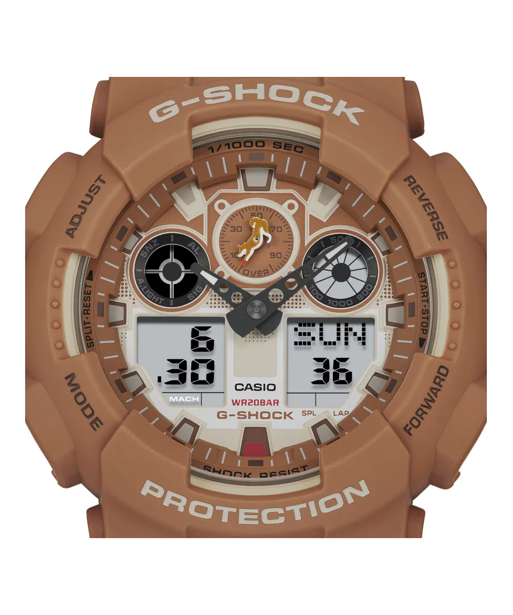 RELOJ CASIO G-SHOCK GA-100SHB-5ADR- CAFÉ - Image 5