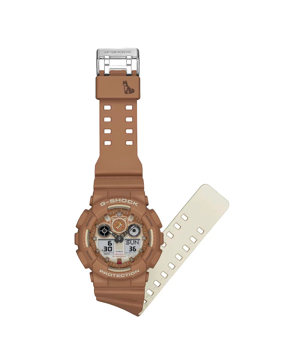 RELOJ CASIO G-SHOCK GA-100SHB-5ADR- CAFÉ - Image 6