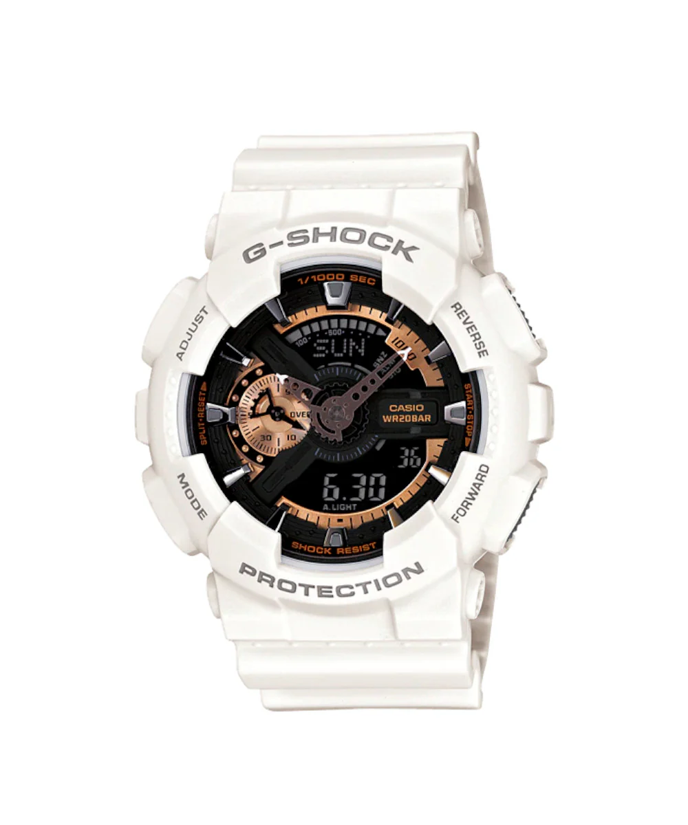 RELOJ CASIO G-SHOCK GA-110RG-7ADR- BLANCO