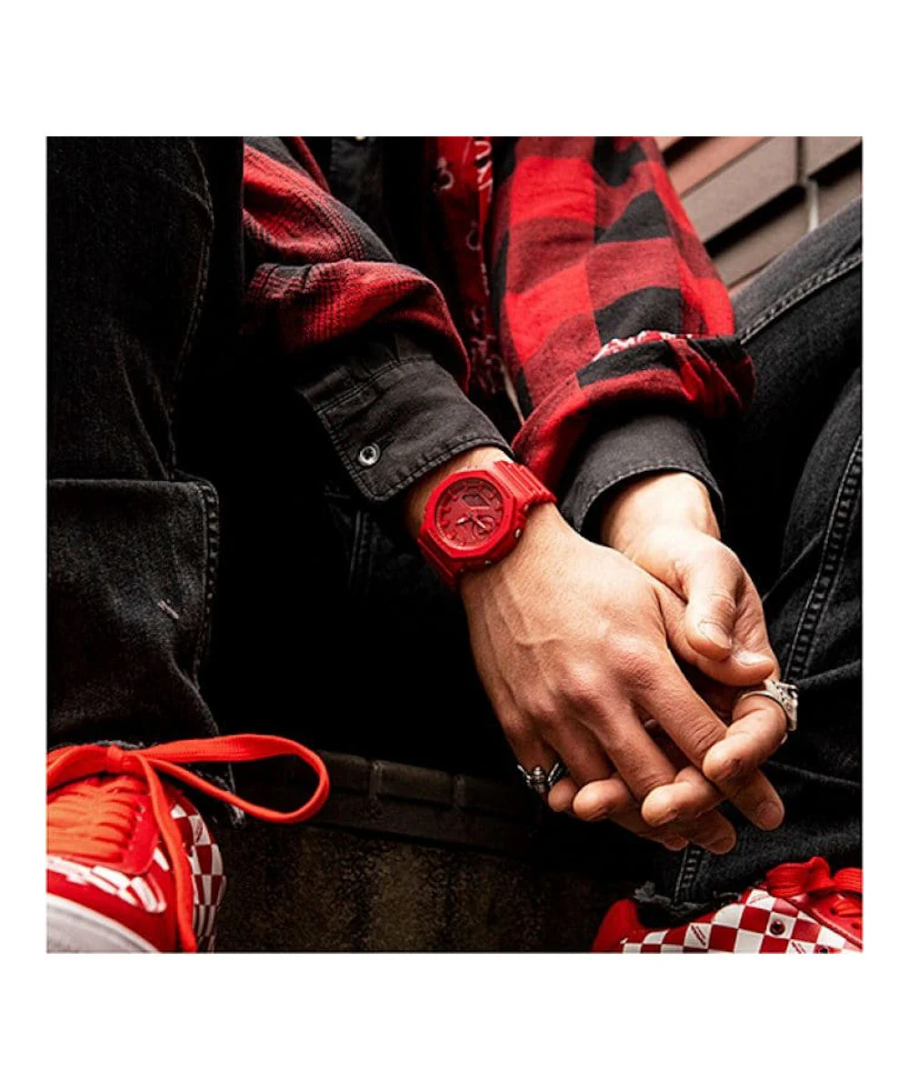RELOJ CASIO G-SHOCK GA-2100-4ADR- ROJO - Image 2