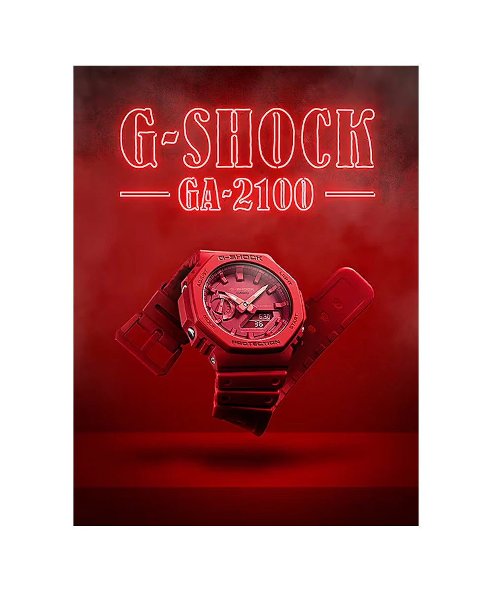 RELOJ CASIO G-SHOCK GA-2100-4ADR- ROJO - Image 5